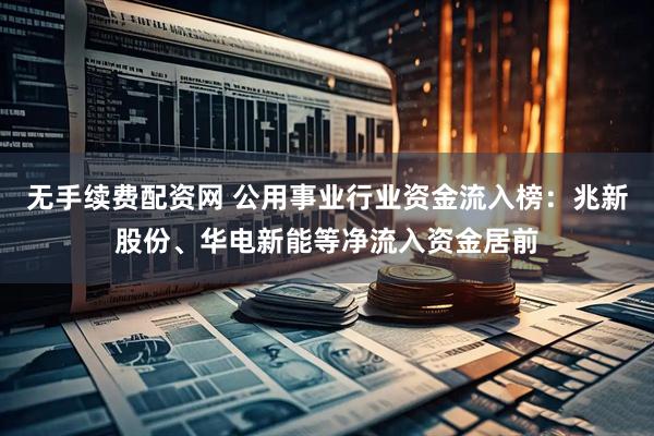 无手续费配资网 公用事业行业资金流入榜:兆新股份、华电新能等净流入资金居前